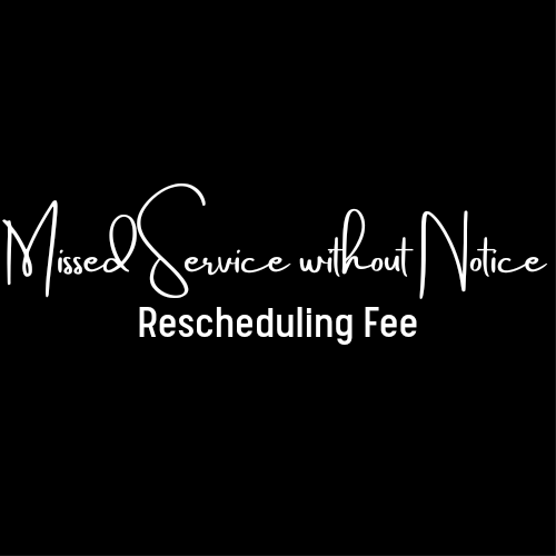 Missed Date- Rescheduling Fee