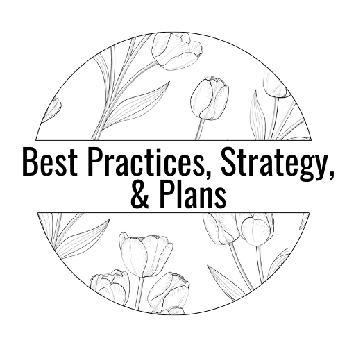 Best Practices, Strategy, & Plans