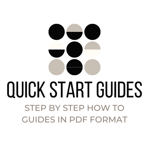 Quick Start Guides-Brands That Bloom